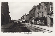 Load image into Gallery viewer, Hertfordshire Postcard - Bygone Bishops Stortford, North Street c1922 - XT22