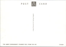 Load image into Gallery viewer, Shropshire Postcard - Aerial View of The Abbey, Shrewsbury RR23206