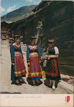 Load image into Gallery viewer, Switzerland Postcard - Evolene, Swiss Costumes / Fashion RR19990
