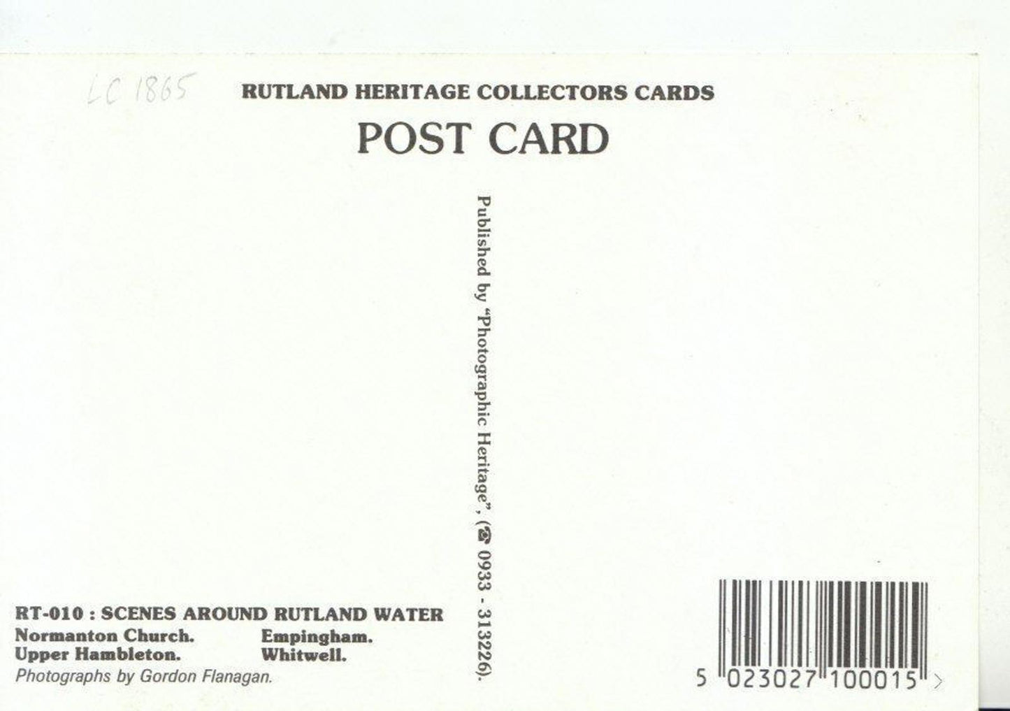 Rutland Postcard - Scenes Around Rutland Water 20862A