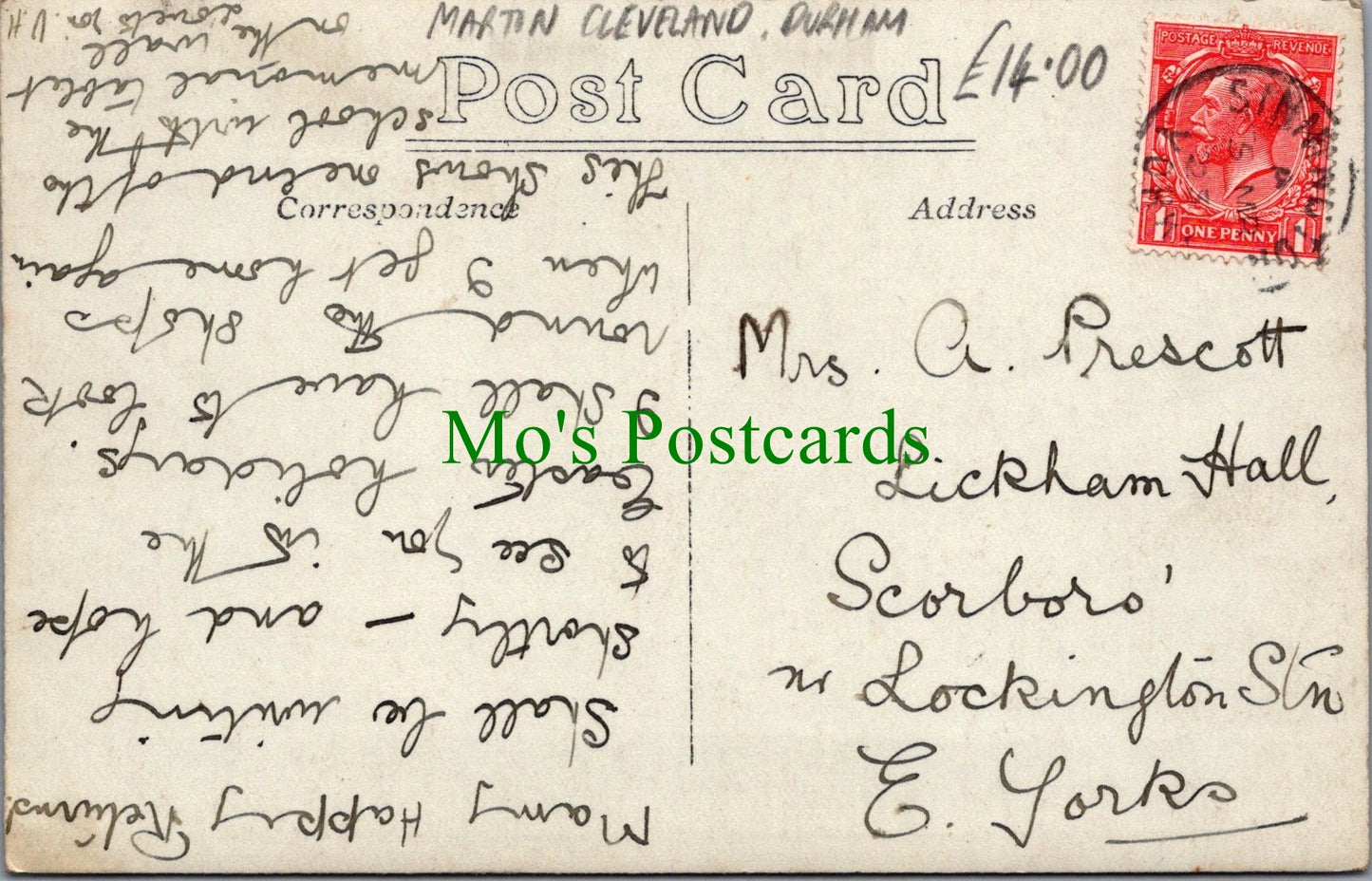Yorkshire Postcard? - Marton Village SW11739