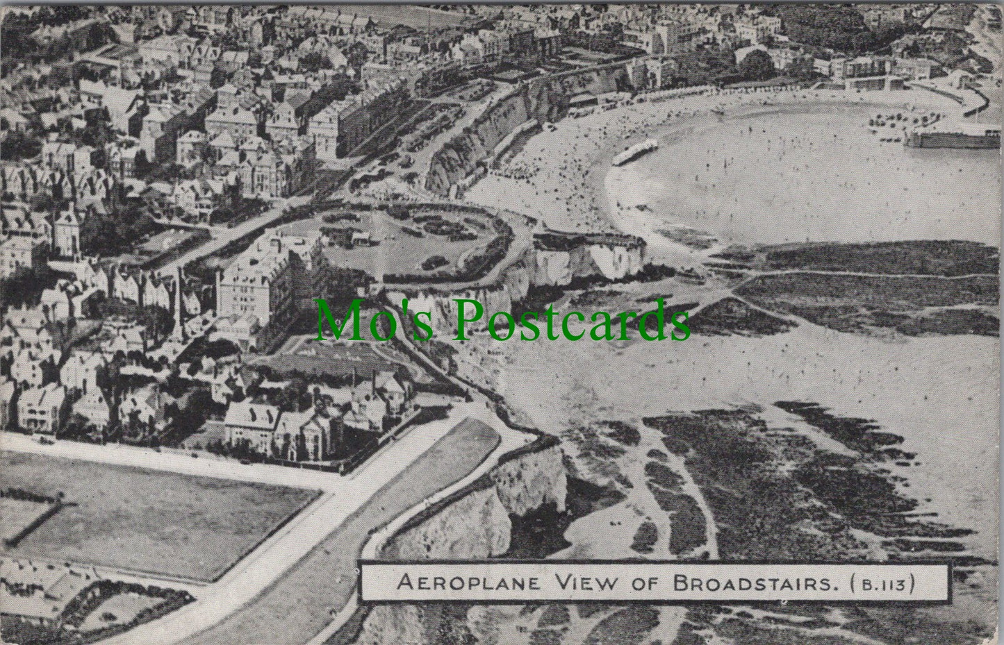 Kent Postcard - Aeroplane View of Broadstairs DC1265
