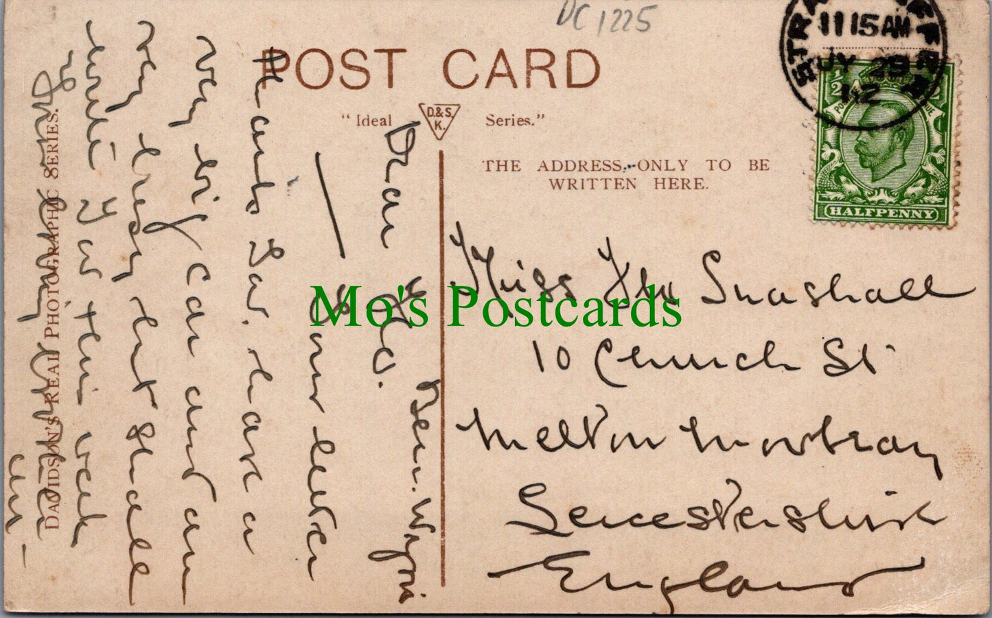 Scotland Postcard - Strathpeffer Spa, Looking To Ben Wyvis DC1225