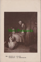 Load image into Gallery viewer, Art Postcard - Musee Du Louvre, Chardin, Le Benedicite SW11861