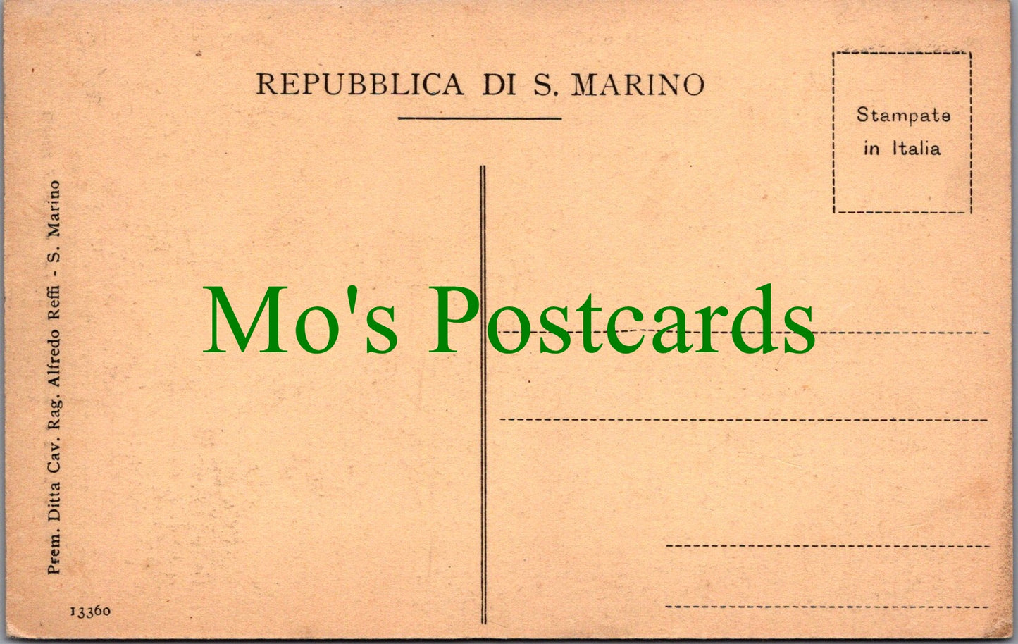 San Marino Postcard - Costume Dei Reggenti SW11919