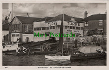 Load image into Gallery viewer, London Postcard - Boathouses at Kingston-On-Thames RT2444