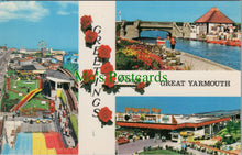 Load image into Gallery viewer, Norfolk Postcard - Greetings From Great Yarmouth SW13436