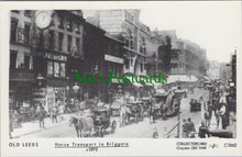 Load image into Gallery viewer, Yorkshire Postcard - Old Leeds, Horse Transport in Briggate SW13440