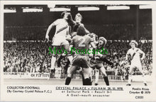 Load image into Gallery viewer, Football Postcard - Crystal Palace v Fulham 28th October 1978 - SW13591