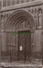Load image into Gallery viewer, Kent Postcard - Rochester Cathedral West Door SW12695