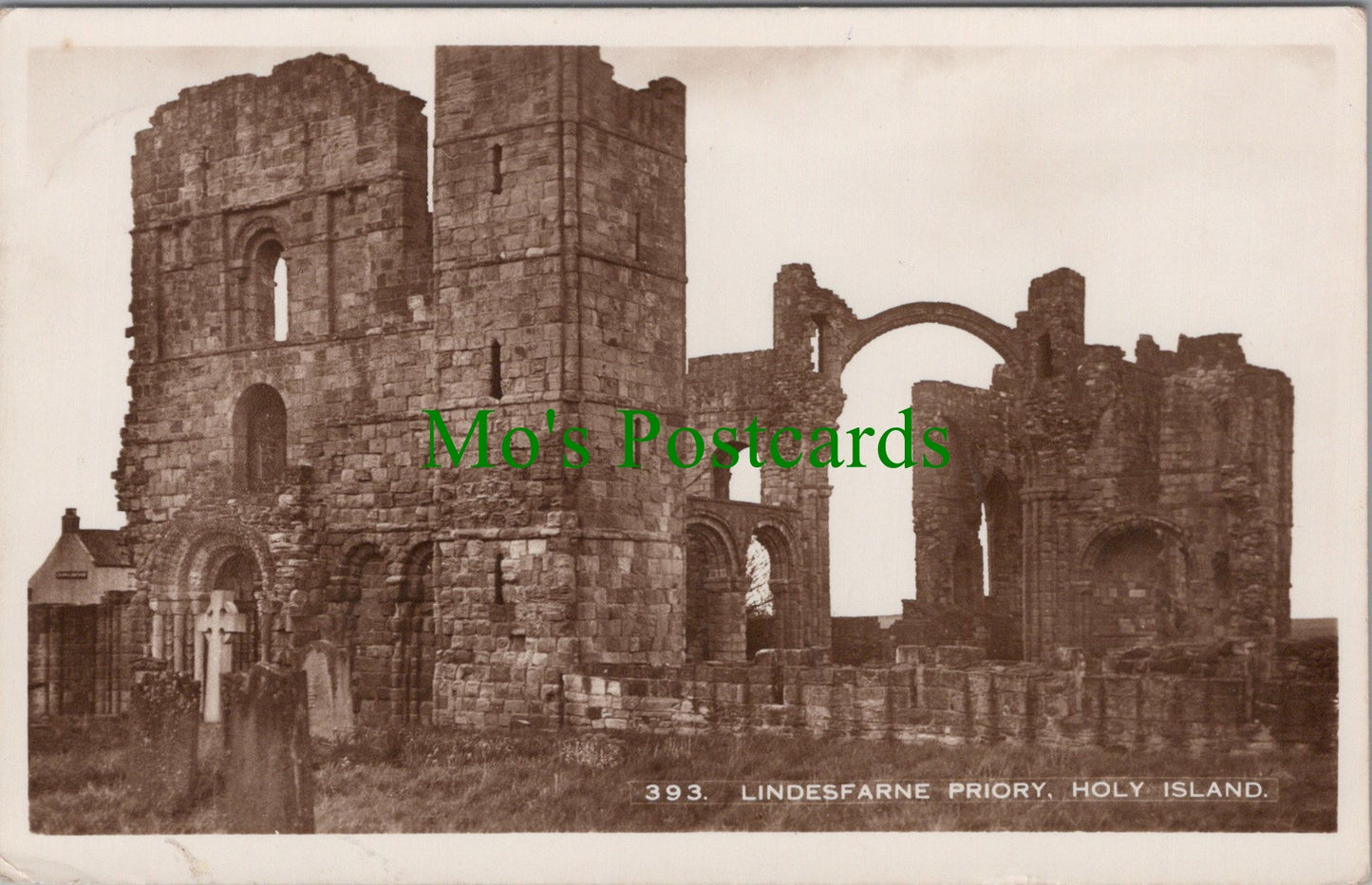 Northumberland Postcard - Lindesfarne Priory, Holy Island SW12710
