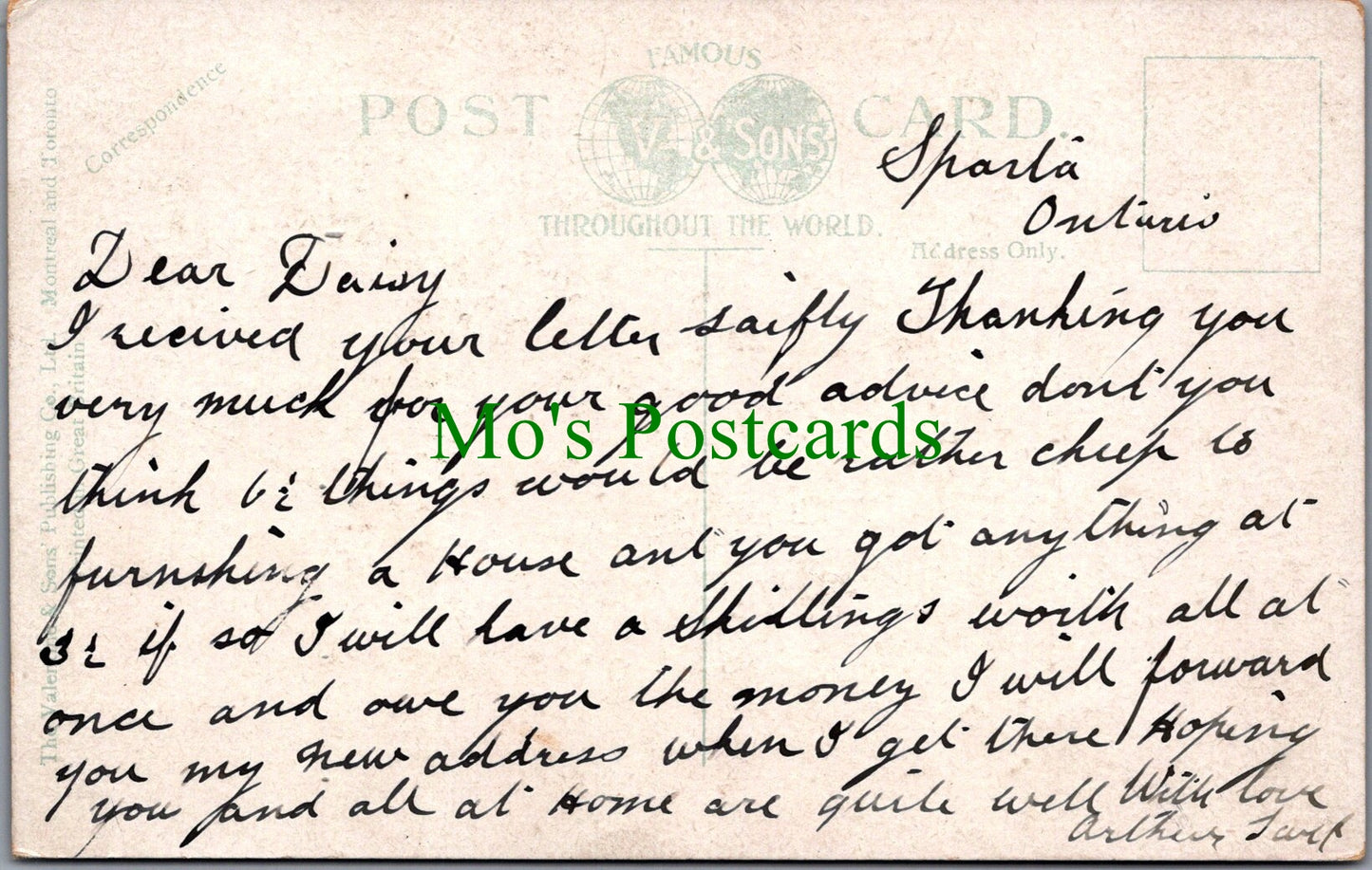 Canada Postcard - On The Beach, Port Stanley, Ontario SW11136