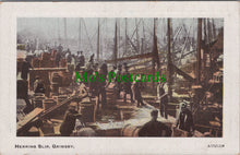 Load image into Gallery viewer, Lincolnshire Postcard - Herring Slip, Grimsby SW11163