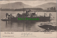 Load image into Gallery viewer, Cumbria Postcard - Windermere, The Ferry Boat SW11199