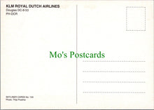 Load image into Gallery viewer, Aviation Postcard - KLM Royal Dutch Airlines Douglas DC-8-53 Aeroplane SW12808