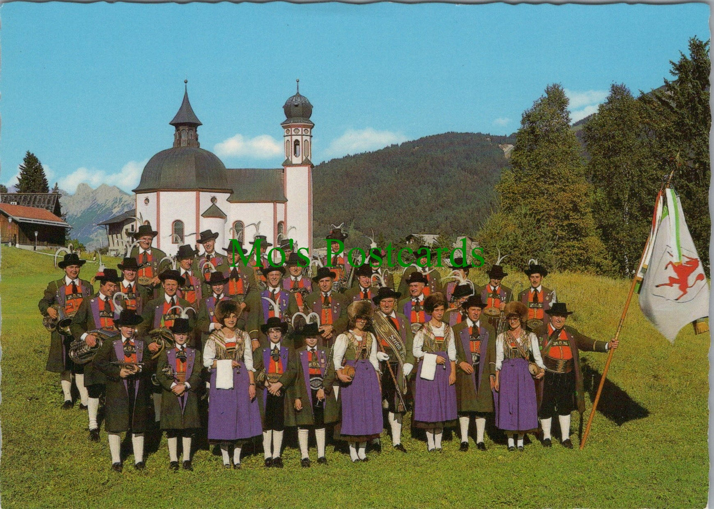 Austria Postcard - Burgermusik Seefeld in Tirol SW12824