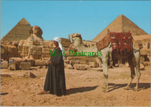 Load image into Gallery viewer, Egypt Postcard - Giza, The Sphinx and The Pyramids SW11370