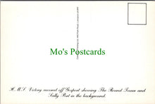 Load image into Gallery viewer, Naval Postcard - H.M.S.Victory Moored off Gosport SW11378