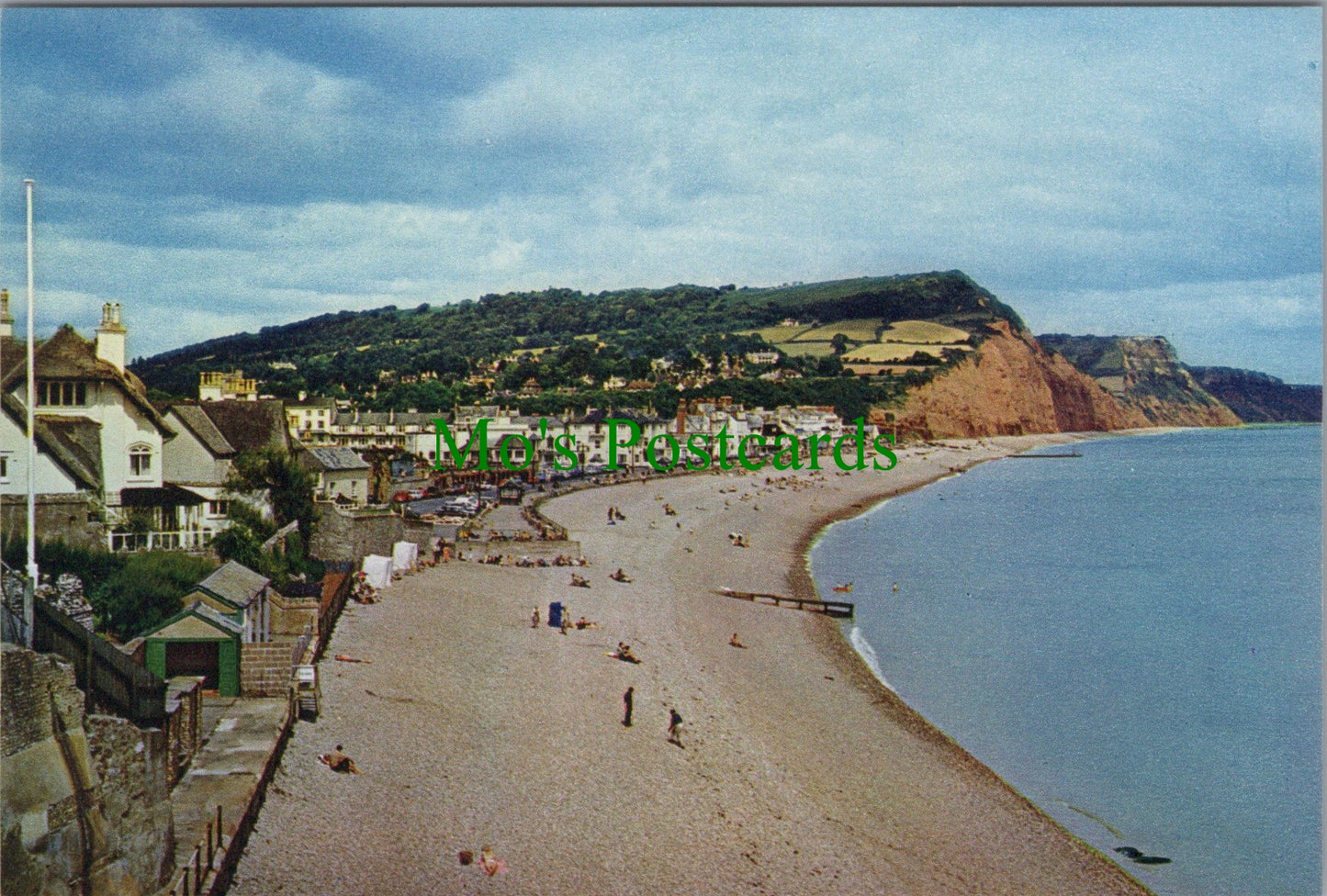 Devon Postcard - The Beach, Sidmouth SW11422