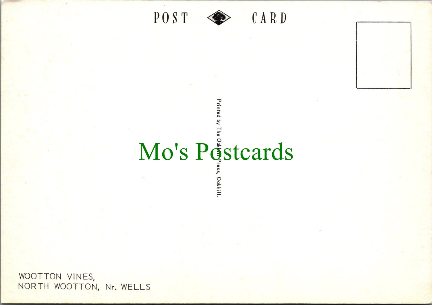 Somerset Postcard - Wootton Vines, North Wootton, Nr Wells SW11454