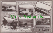 Load image into Gallery viewer, Wales Postcard - Greetings From Portmadoc / Porthmadog SW12309
