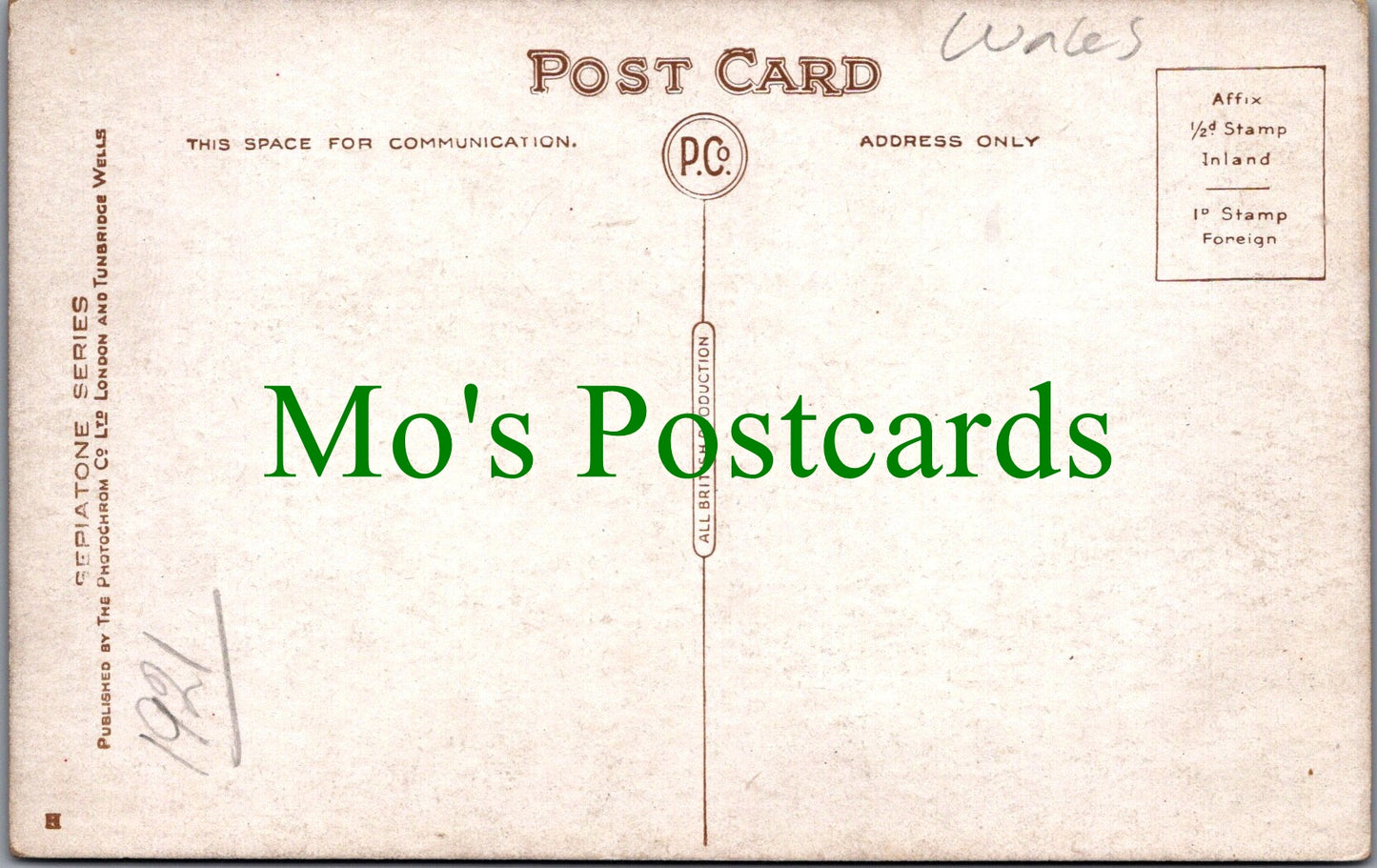Wales Postcard - Greetings From Portmadoc / Porthmadog SW12309
