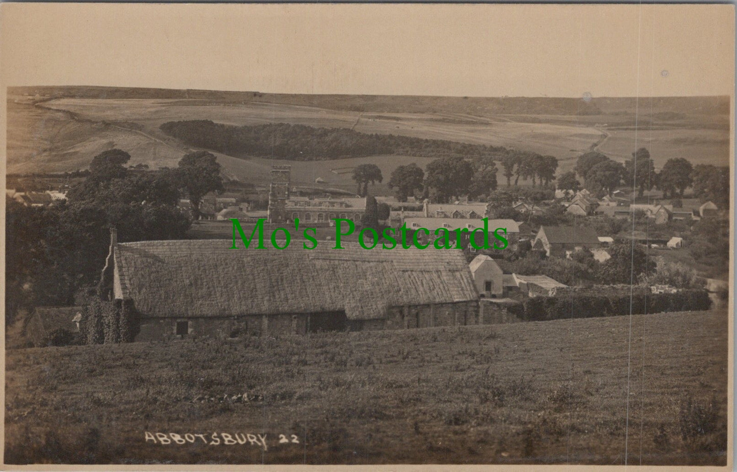 Dorset Postcard - View of Abbotsbury DC2511