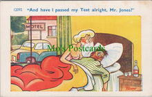 Load image into Gallery viewer, Comic Postcard - Risque / Woman / Driving Test / Driving Instructor DC2520