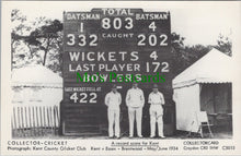 Load image into Gallery viewer, Sport Postcard - Cricket, Kent v Essex, Record Score For Kent SW11701