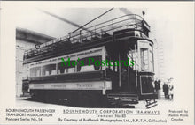 Load image into Gallery viewer, Dorset Postcard - Bournemouth Corporation Tramways Tramcar No 85 - SW11689