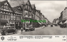 Load image into Gallery viewer, Warwickshire Postcard - Bygone Birmingham - High Street, Bromsgrove SW11699