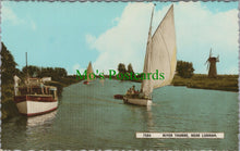 Load image into Gallery viewer, Norfolk Postcard - River Thurne, Near Ludham SW11612