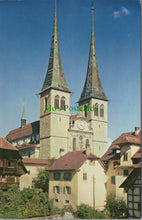 Load image into Gallery viewer, Switzerland Postcard - Lucerne and Collegiate Church SW11639