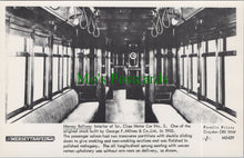 Load image into Gallery viewer, Train Postcard - Mersey Railway Interior of 1st Class Motor Car SW11741