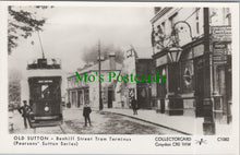 Load image into Gallery viewer, London Postcard - Old Sutton, Benhill Street Tram Terminus SW14549