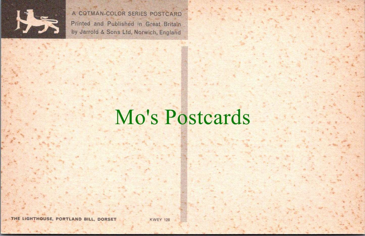 Dorset Postcard - The Lighthouse, Portland Bill SW14561