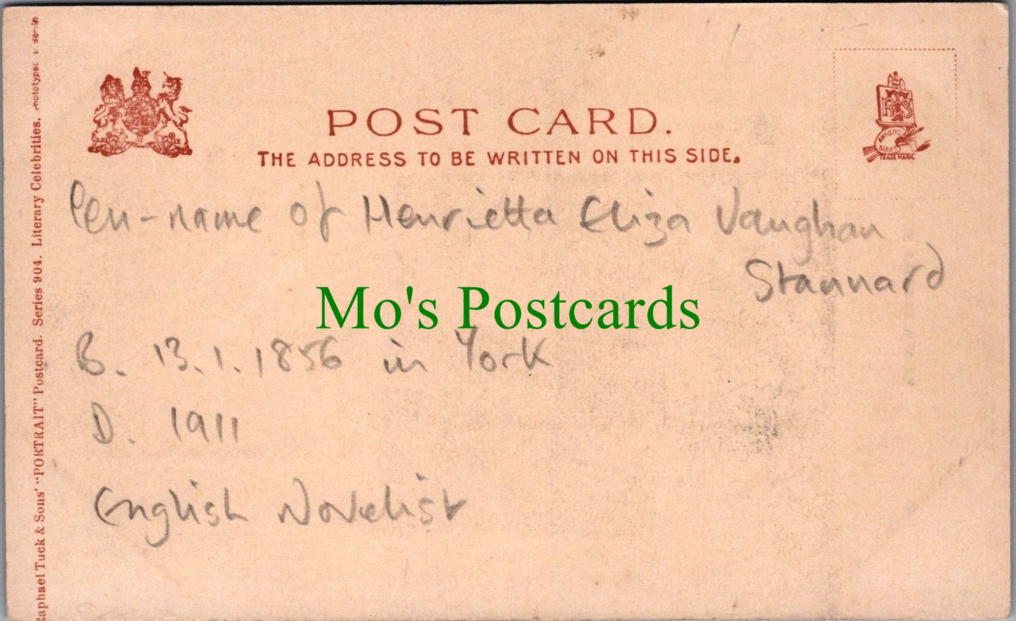 Literature Postcard - Novelist Henrietta Eliza Vaughan SW11787
