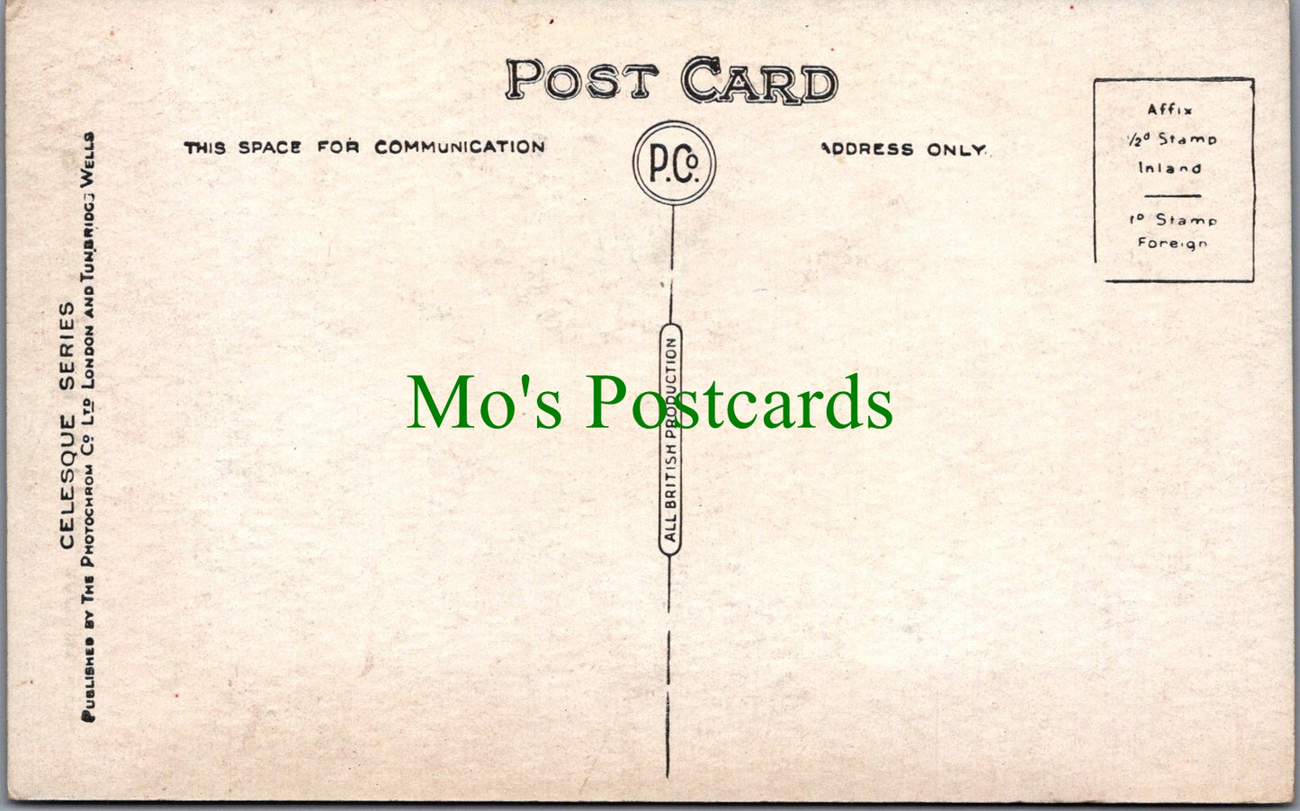 London Postcard - London Types: The Chelsea Pensioner SW11788