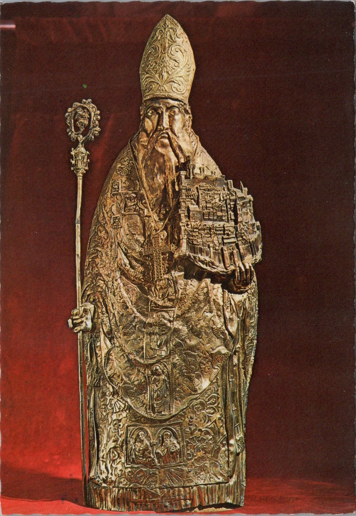 Religion Postcard - Dubrovnik, Statue of Saint Blaise SW12841