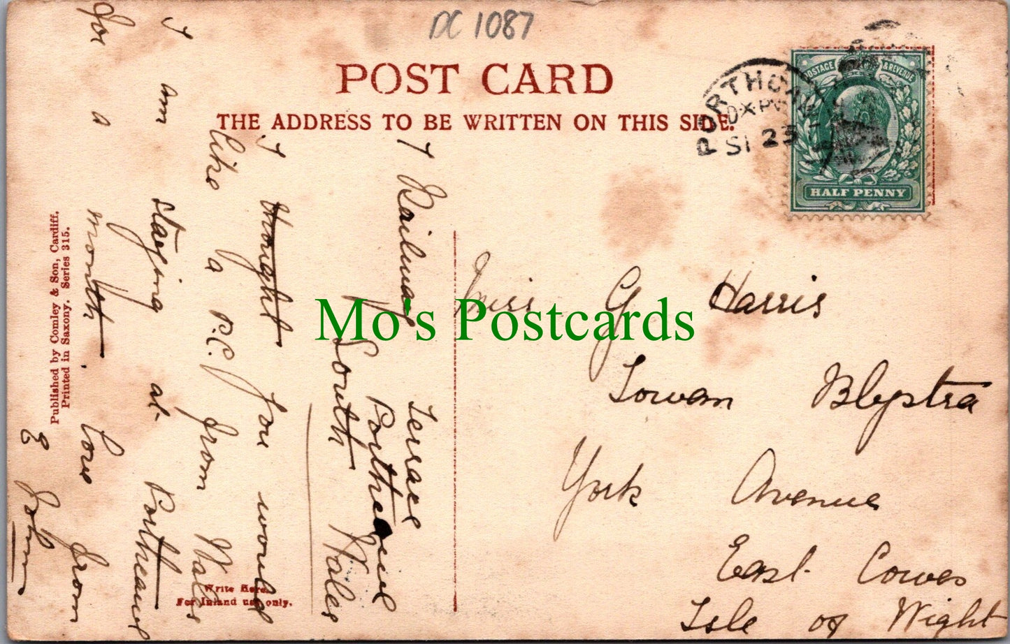 Wales Postcard - Porthcawl, Newton Church DC1087