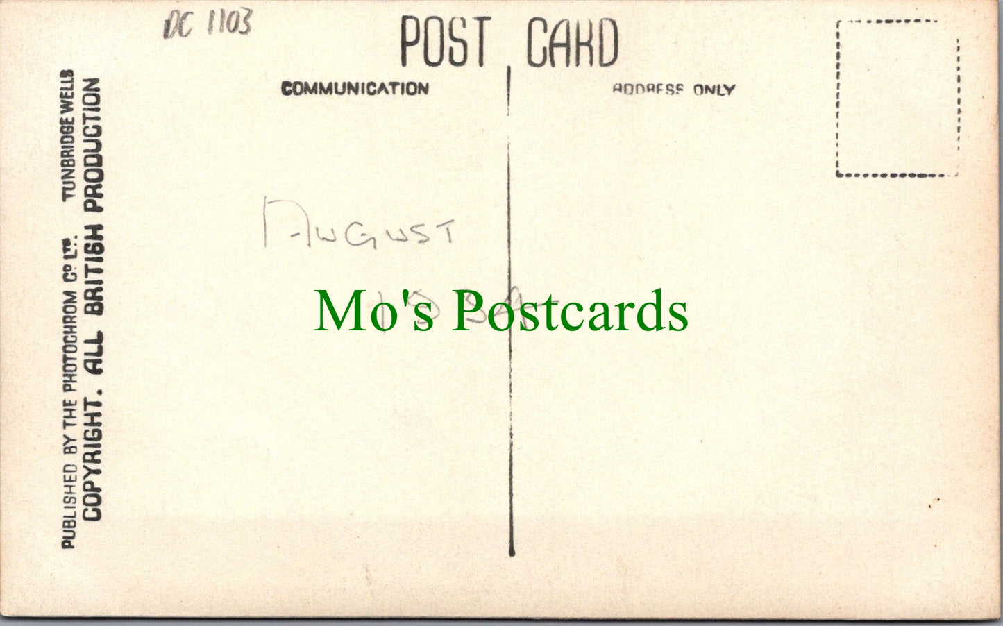 Wales Postcard - Beddgelert and Snowdon DC1103