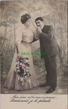 Load image into Gallery viewer, France Postcard - French Romantic Couple DC998