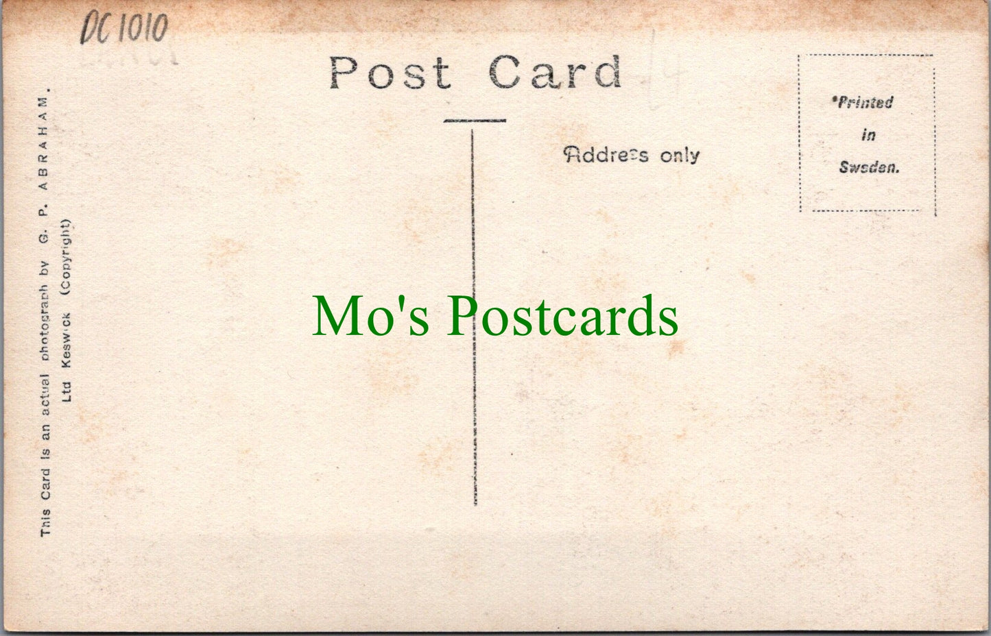 Cumbria Postcard - Hawkshead, Grandy Neuk DC1010