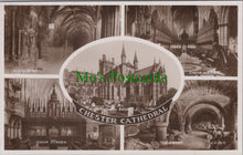 Load image into Gallery viewer, Cheshire Postcard - Views of Chester Cathedral DC1042