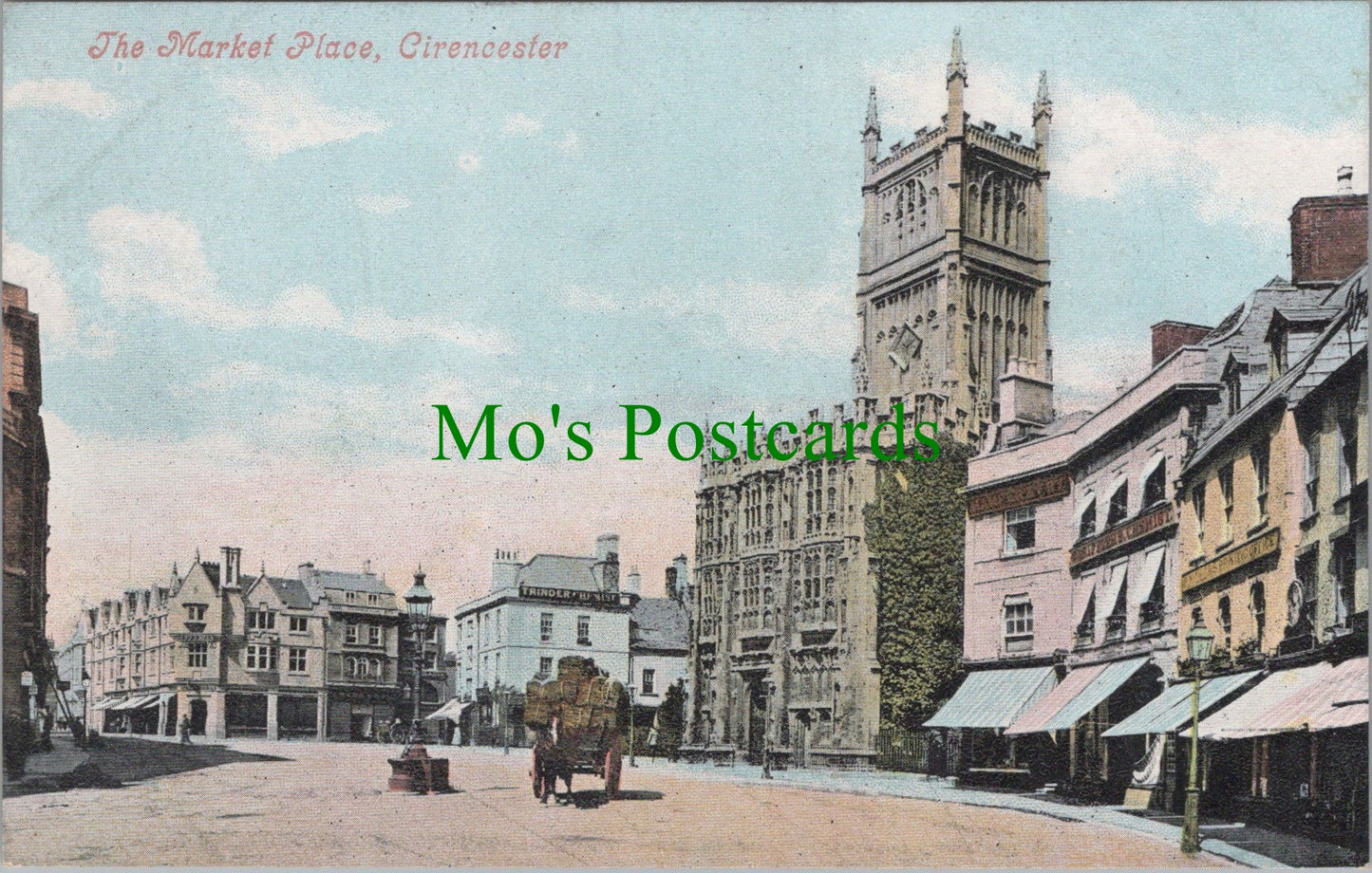 Gloucestershire Postcard - Cirencester, The Market Place SW13013