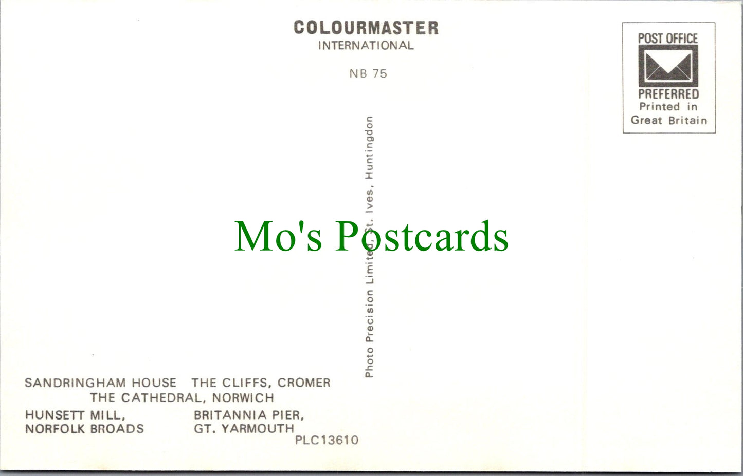 Norfolk Postcard - Cromer, Norwich, Great Yarmouth, Hunsett Mill SW11524