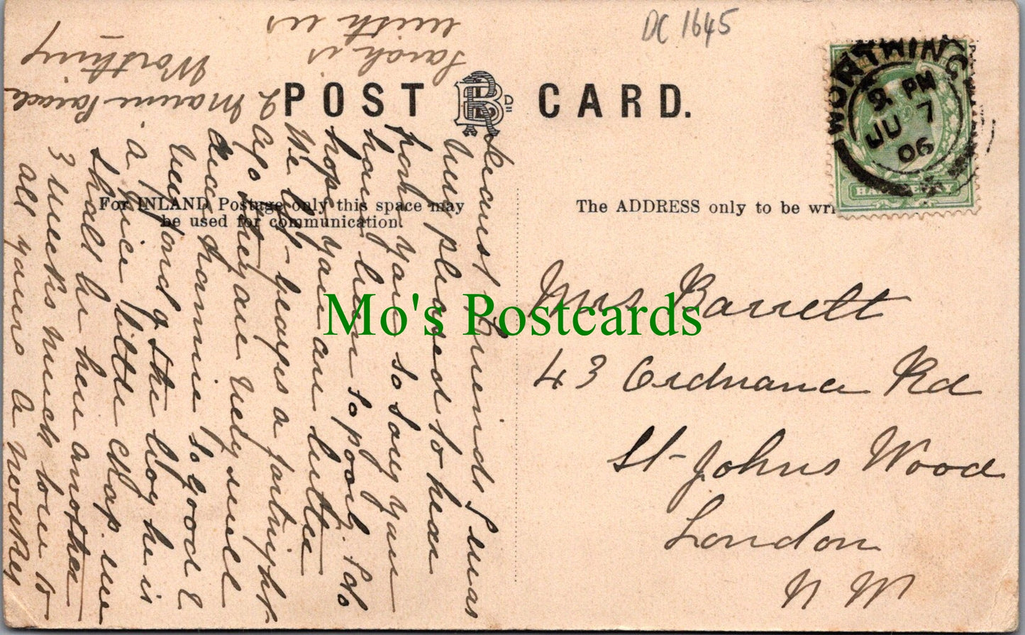 Sussex Postcard - East Parade, Worthing DC1645