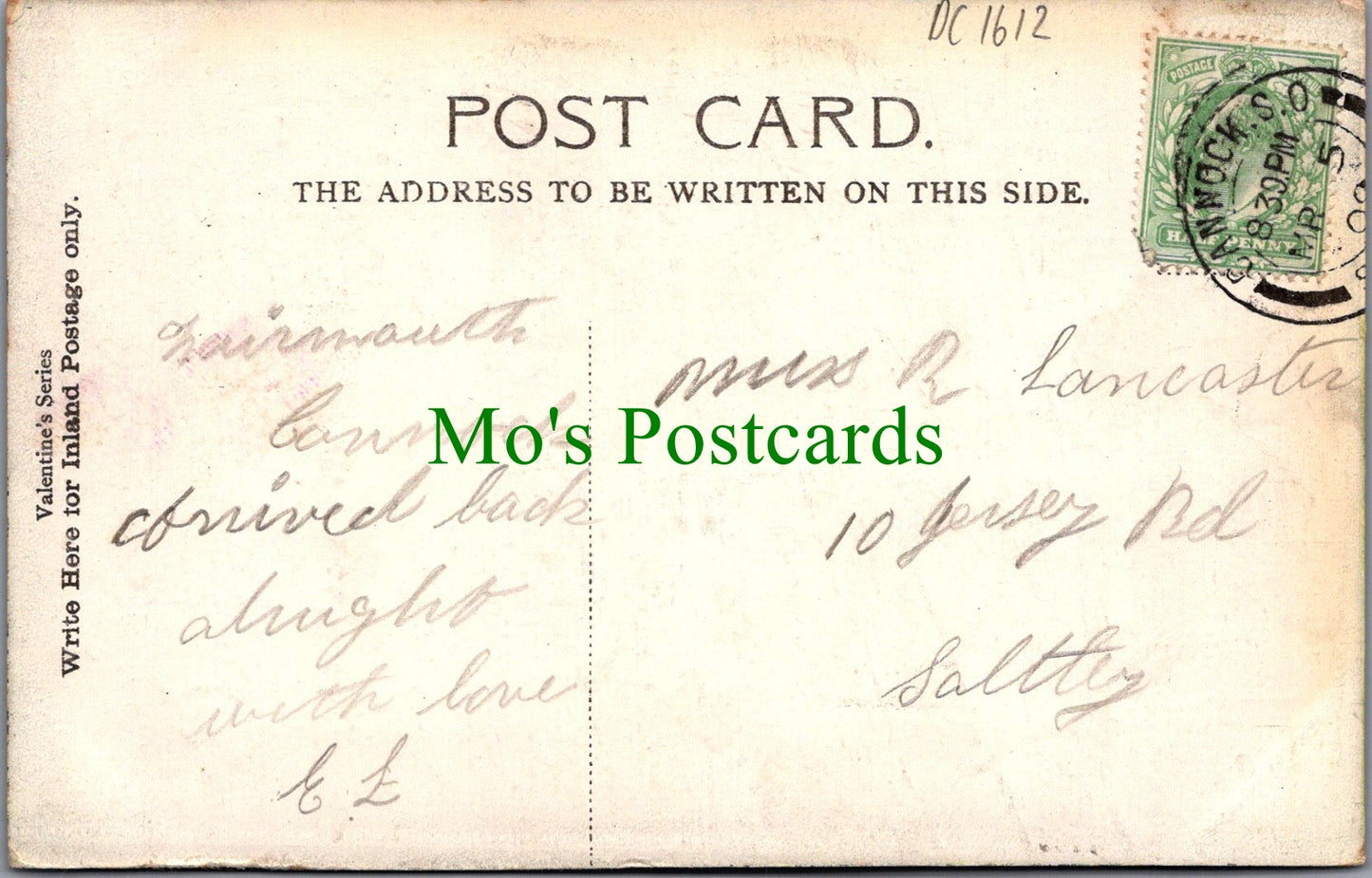 Derbyshire Postcard - Lover's Leap, Near Buxton DC1612
