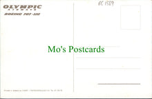 Load image into Gallery viewer, Aviation Postcard - Olympic Airways Boeing 707-320 Aeroplane DC1589