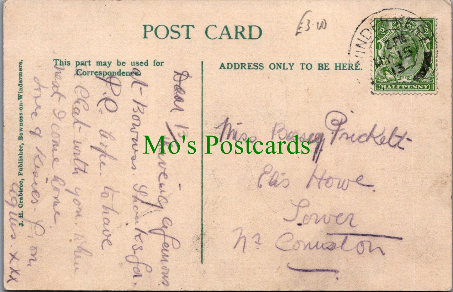 Cumbria Postcard - Ambleside, The Old Mill SW13159